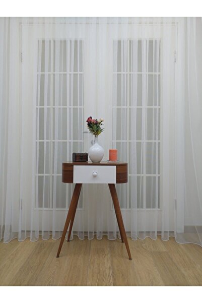 elision home Grek Tül Perde Petek Zemin 300x250cm (1x3) Sık Pile Elısıon00301