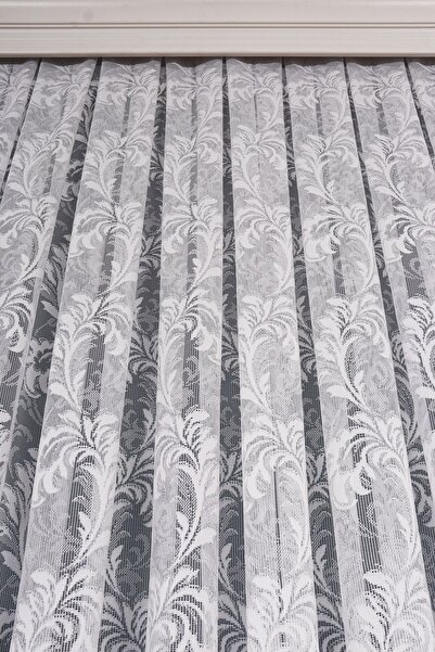 elision home Flush Knitted Lace Tulle Curtain (1/2 Sparse Pleat) High Gramage