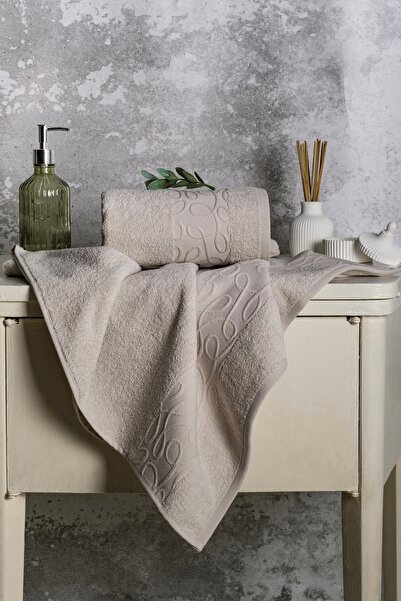 EIFIN 100% натуральна бавовна, м'яка рушник - 1 рушник для рук і 1 великий рушник для ванної (50x90 см і 70x140 см)