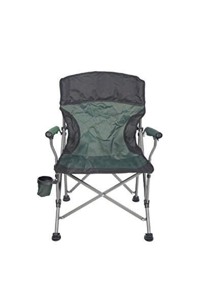 NURGAZ Panotte Lüks Katlanabilir Kamp Sandalyesi Yeşil Siyah