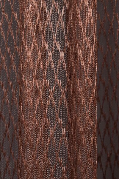 elision home Lace Knitted Tulle Curtain High Gramage, 250x270, Sparse Pleat, 1/2