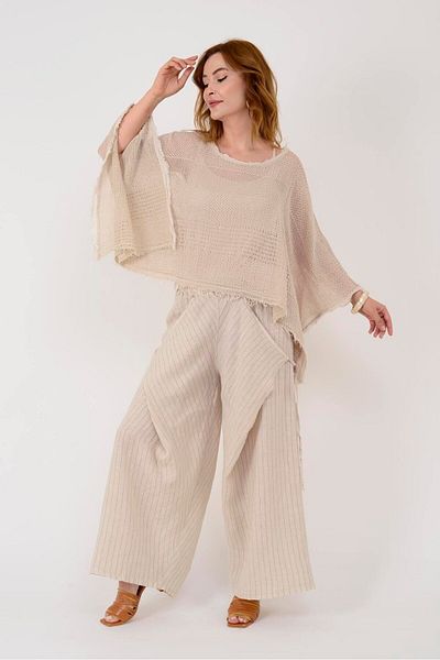Park Moda 14219 Asymmetric Cover Linen Shalvar