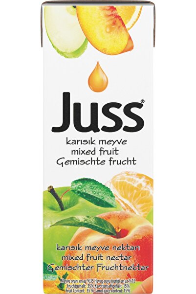 JUSS Karışık Meyve Nektarı 200ml X 27 Adet