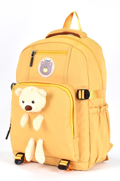 ELATAE Ortopedik Lüks Kumaş Çok Gözlü Çocuk İlkokul Sırt Çantası 51694