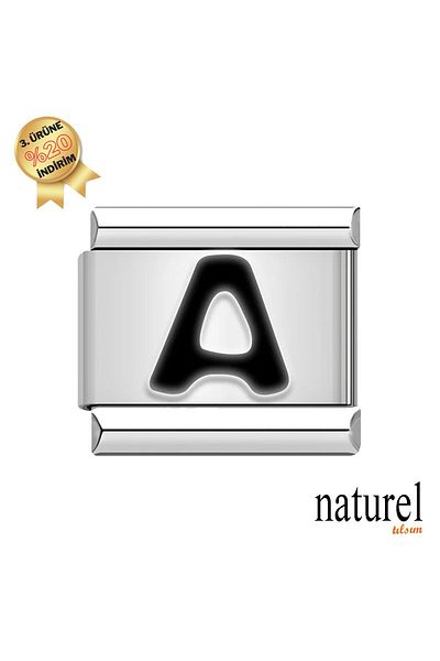 Naturel Tılsım Italian Stainless Steel 9mm Charm