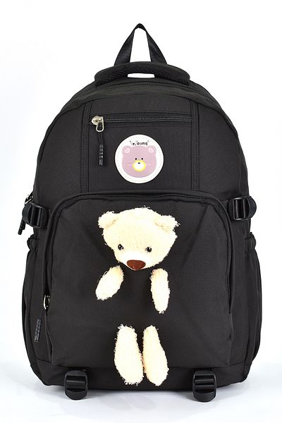 ELATAE Orthopedic Luxury Fabric - Children's Primary School Backpack 51694, Multi-Compartment