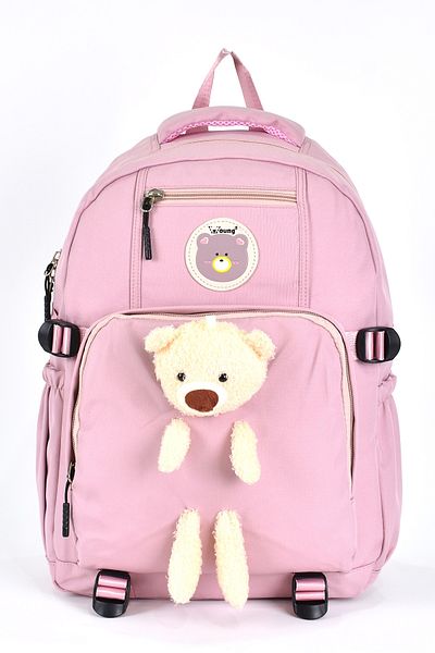 ELATAE Orthopedic Luxury Fabric - Children's Primary School Backpack 51694, Multi-Compartment