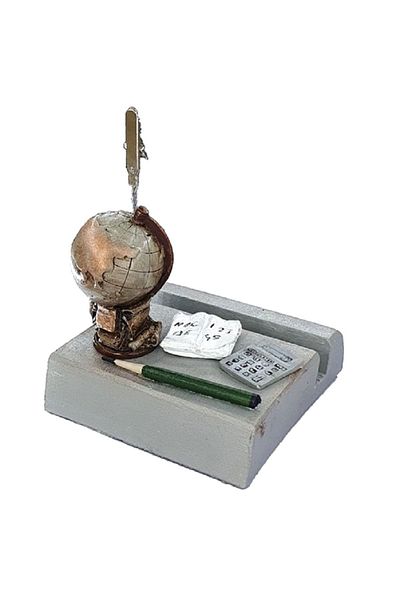 Merland World Figured Handmade Business Card and Paper Holder