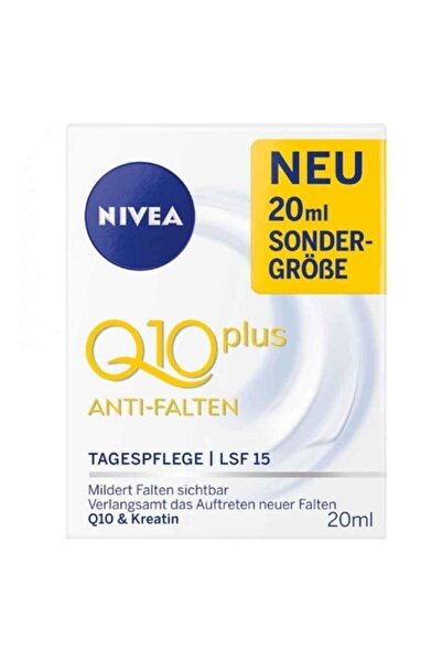 NIVEA Q10 Power Kırışık Karşıtı Gündüz Kremi 20 Ml Tanışma Boyu