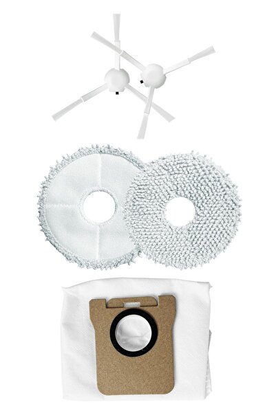 küche haus Συμβατό με Xiaomi Brush Mop - Πλαϊνή και κύρια βούρτσα, φίλτρο Hepa, σακούλα σκόνης - Σετ X10, X10Plus, X20, X20Plus