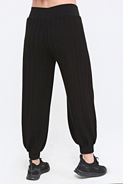 Laden Kadın Anne Kadın Anne Beli Lastikli Triko Pantolon