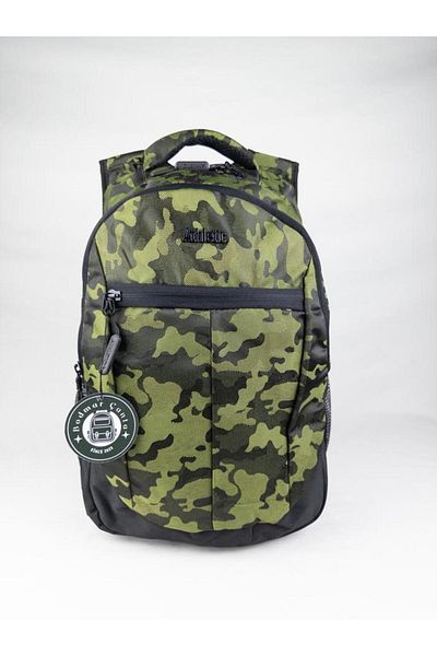 Bodmar Military Camouflage Orthopedic Supported Daily High School Travel Camouflage Backpack 45x30x25