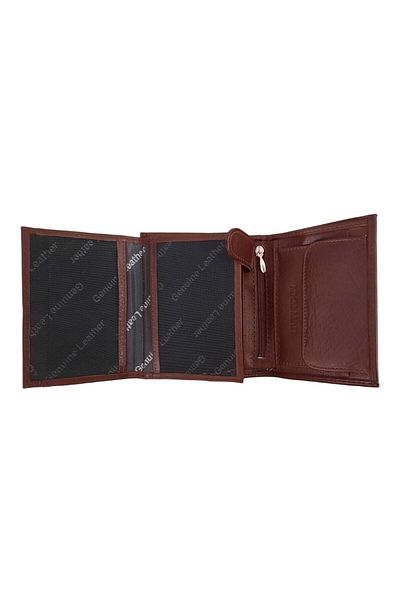 MKM Vidala Leather Wallet with Coin Compartment - Vertical Model
