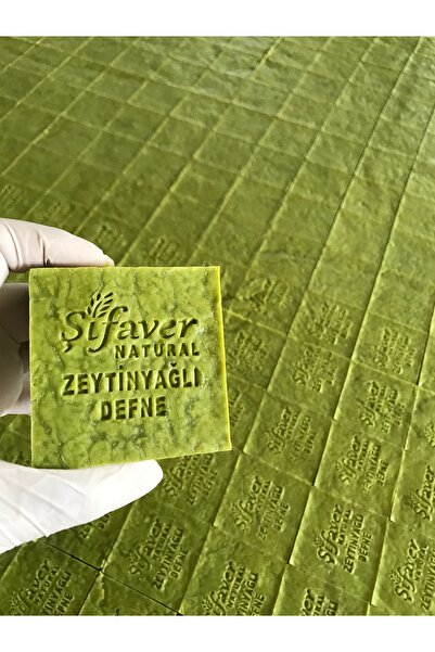 ŞİFAVER Doğal Ve El Yapımı Otantik Zeytinyağlı Defne Sabunu 125gr Saç Dökülme...