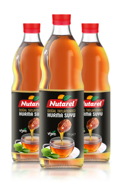 NUTAREL Hurma Suyu - %100 Doğal Tatlandırıcı 3 X 700 Gr.