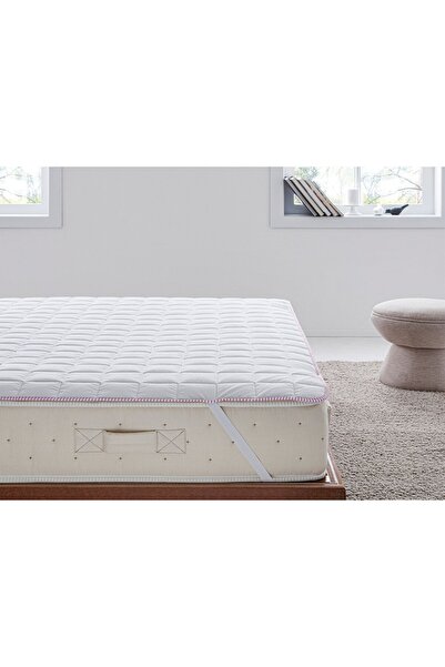 Hibboux Пухнастий бавовняний, пральний, 4 кутові гумки, розкішний наматрацник