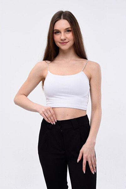 BEJNA White Crop Athlete - With Rope Strap and Chest Insert