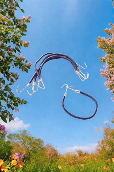 ÇEÇEN HOME 10-Piece Ponytail Collection Set with Iron Hooks