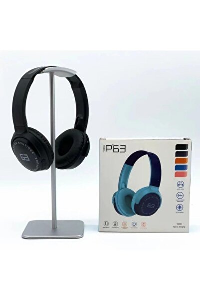 Maybax P63 Kablosuz Bluetooth Kulak Üstü Çocuk Kulaklık Fm Radyo Aux Bluetooth 5.1 Type -c Hızlı Şarj