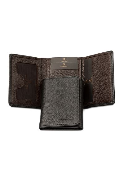 Grande Genuine Leather Men's Wallet & Card Holder and Belt Set