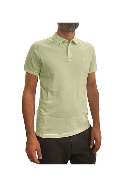 HNS Ανδρικό μπλουζάκι με λαιμόκοψη Polo - Mint Green, L - St04002-Mint Green-L