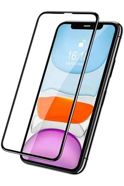 USIDE Tempered 5d Full Covering Glass Screen Protector Designed For iPhone 11 / Xr