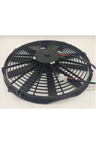 Kapo 14 inç 12V Emiş 120watt (Düz Kanat) Fan Motoru