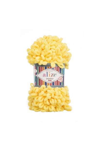 Alize Puffy Fine Yellow Πλεκτό Νήμα 113