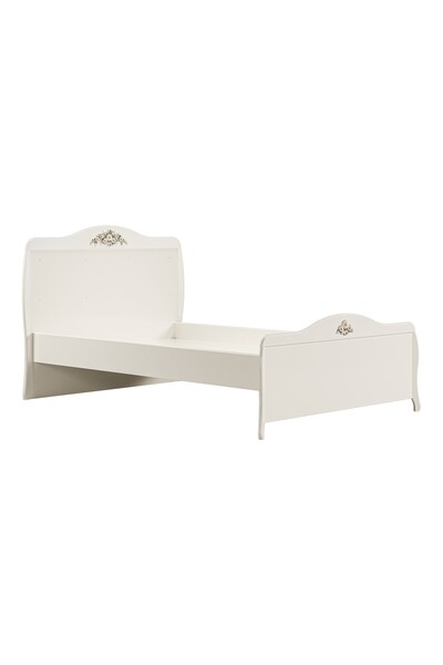 Meltem Prestij Krem Genç Odası Tek Kişilik Karyola