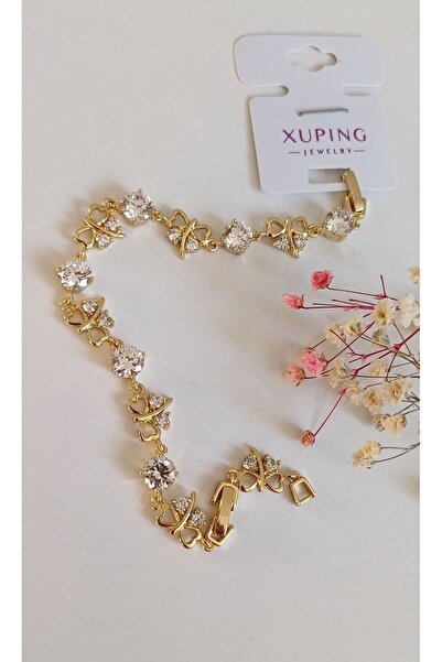 Feride BİLEKLİK ÇELİK  XUPİNG XO  14 AYAR GOLD ROSE RENK VİP SERİ 1 YIL RENK ...