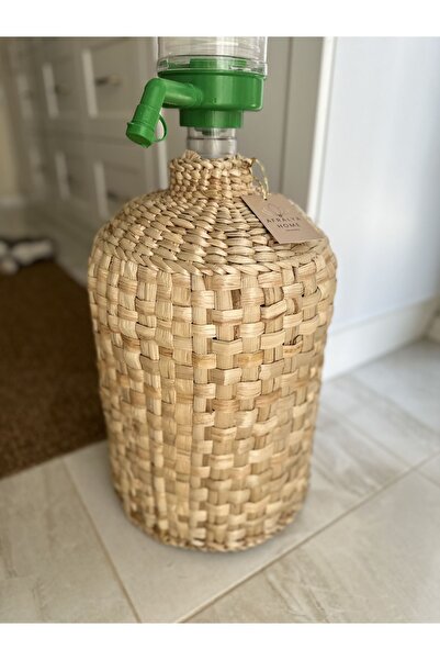 afralya home Плетений чохол для каністри Бамбуковий чохол для каністри 19 л Кухонний органайзер 1-го сорту Плетений