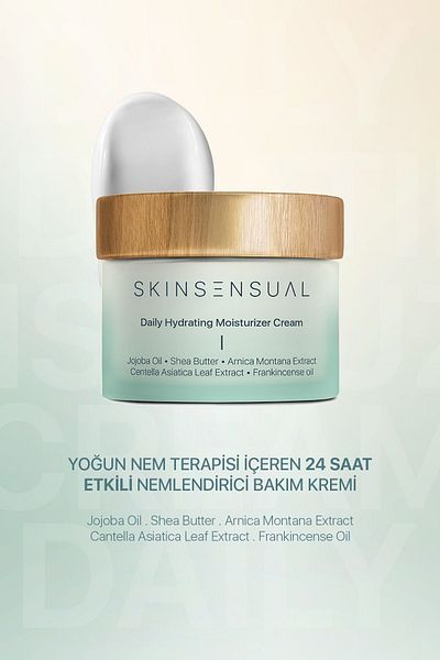 Skin Sensual Daily Hydratant - Jojoba Dead, Shea Butter 24 Hour Moisturizing Cream