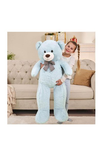 Sole 120 Cm Plush Bear with Bow Tie - Cute and Stylish Design