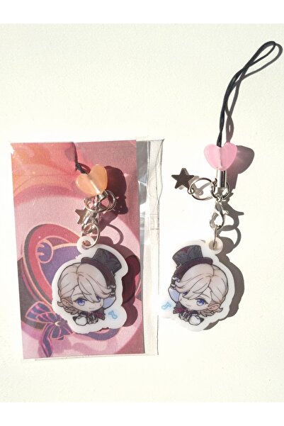 Yenaplanner Genshin Impact Lyney Çanta Süsü/telefon Askısı (1 ADET)