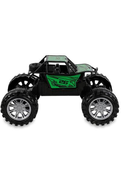 Sole Rock Crawler Off-Road Metal Görünüm,Yarım Fonksiyonlu U/K Dağda, Çölde, Kayada Giden Buggy Jeep 1:22