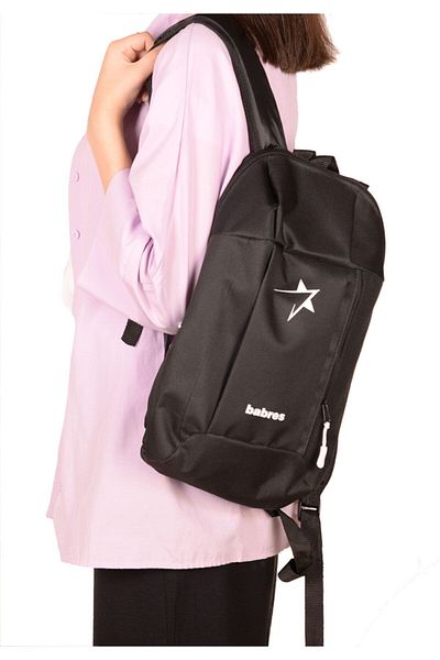 Babres Unisex Black Back Sports Hiking Camping Bicycle Bag 10 Lt