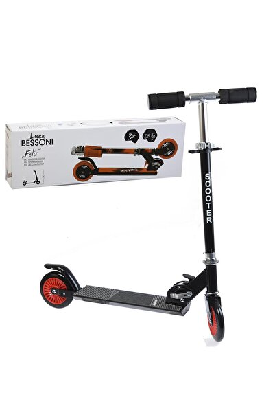 CAN 120 Mm Silikon Teker, Boy Ayarlamalı Katlanır Metal Scooter