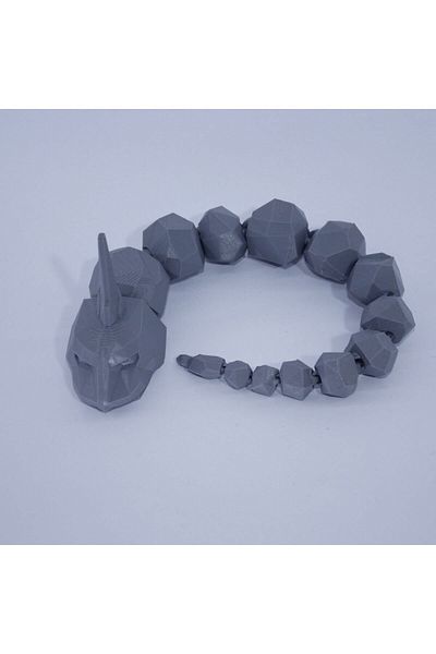Retro Flexi Moving Toy Onyx Pokemon 32 Cm