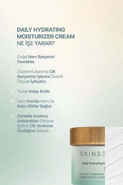 Skin Sensual Daily Hydratant - Jojoba Dead, Shea Butter 24 Hour Moisturizing Cream