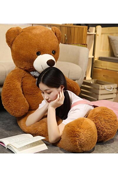 Sole دب قطيفة مقاس 150 سم مع ربطة عنق - حجم كبير - هدية خاصة للحبيب المحلي بنسبة 100%