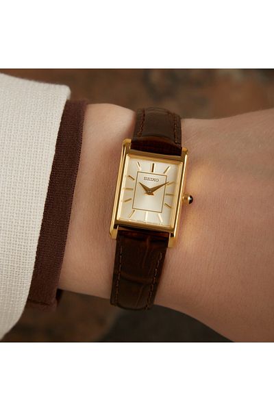 Seiko Damenuhr Braun Swr066p1