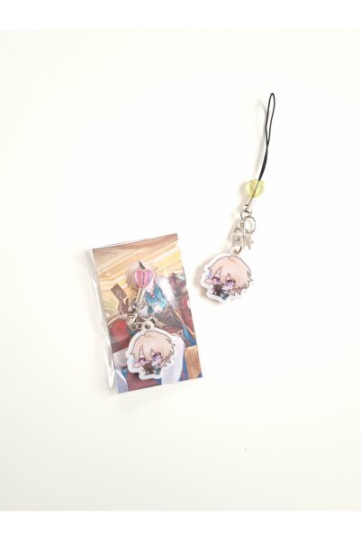 Yenaplanner Honkai Star Rail Aventurine Çanta Süsü/telefon Askısı (1 ADET)