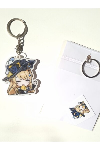 Yenaplanner Genshin Impact Navia Ornament pentru geantă/lanț cheie (1 buc)