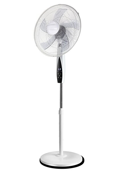 DLC GROUP DLC AYAKLI ZAMAN AYARLI UZAKTAN KUMANDALI VANTİLATÖR 50 WATT BEYAZ