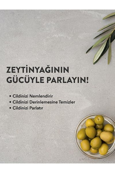 ZULLEM Natural Soap with Olive Oil and Sponge ZULLEM - Natural Soap with Olive Oil