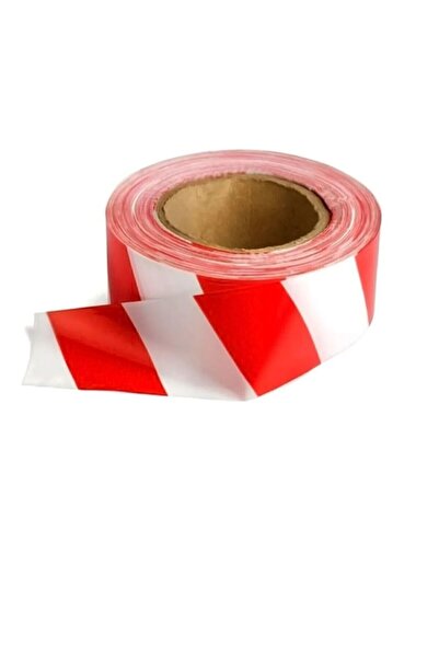 efmues 500 de metri bandă de avertizare roșie și albă - bandă de siguranță de...