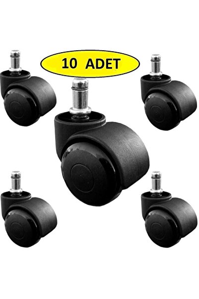 artmodam Ofis Sandalye Tekerleği 10 Adet Üniversal Ofis Koltuğu Tekerleği