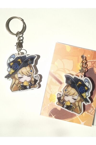 Yenaplanner Genshin Impact Navia Ornament pentru geantă/lanț cheie (1 buc)