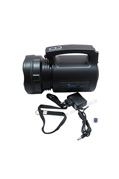 Watton Profesyonel Büyük Avcı Dağcı Led Kamp Feneri 15w Şarjlı