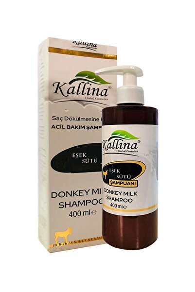 Kallina Eşek Sütü Şampuanı Şampuanı 400 ml X 3 Adet